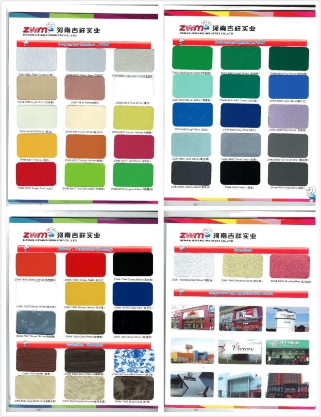  				ACP Aluminum Composite Panel From Henan Jixiang High Quality 	         2
