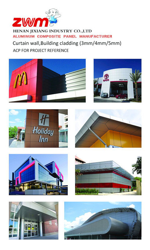 Fireproof Aluminum Composite Panel Use for Shop Center Outdoor Decoration