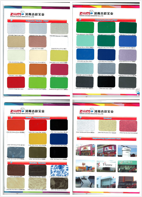 3mm PE Coating Aluminum Composite Panel Use for Shop Front and Gas Station Decoration
