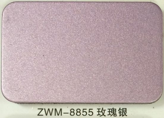 Chemical Polishing Rose Silver 1220*2440mm Solid Aluminium Sheet