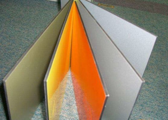 Gold Mirror Aluminium Plastic Composite Panel with Mirror Finish for Interior Column Cover