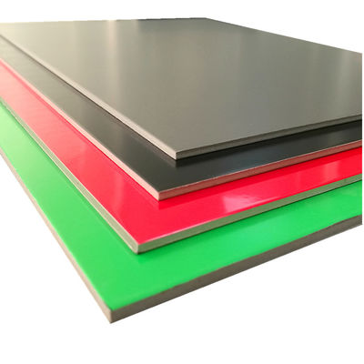 UV Printable Aluminum Composite Panel Alloy Sheet with Solid Glossy Colors Two Sides