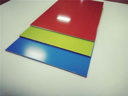 Red Acp PE Aluminum Composite Panel Vivid Color And Higher Gloss Level 2mm
