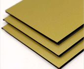 Curtain Wall Decoration AA1100 0.21mm Brushed PVDF Alu Composite Panel
