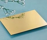 Polyester Coating AA3003 5000mm Gold Mirror Aluminum Composite Panel