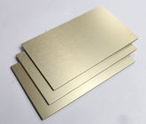 CE 1250mm*3050mm Mirror Finish Ingot Gold ACM Sign Panels