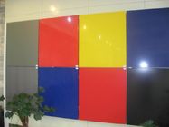 Interior Decoration Fireproofing Glossy Yellow 3mm ACM Panel