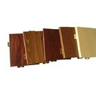 Anodic Oxidation PE Coated 1200mm Wooden Aluminum Veneer Panel