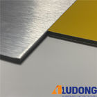 Sparkling ACP Brushed Aluminum Composite Panel 1000mm Length