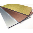 Width 1220mm Acp Aluminum Composite Panel Cladding Primer Back side
