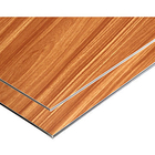 Maple Wooden Exterior PVDF Aluminum Composite Panel Cladding
