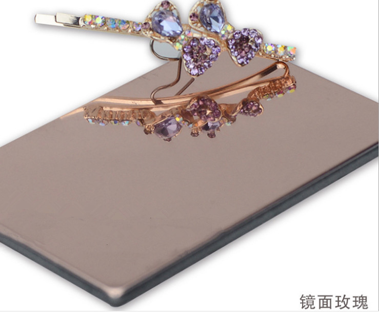 Antistatic Mirror PVDF Aluminum Composite Panel 4mm 1250mm For Orexterior Decoration