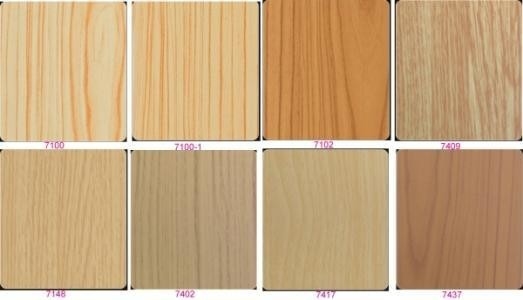 0.3mm Wooden Aluminium Composite Panel Sheet For Decoration Curtainwall 1220*2440