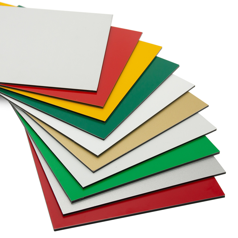Various Colors PVDF Aluminum Composite Panel with Lengths Ranging from 2440mm-3660mm