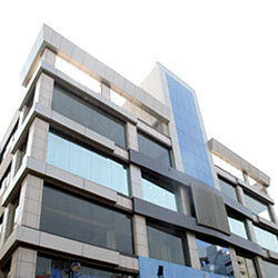 Custom Size ACP Alucobond Drawing Aluminum Composite Panel For Curtain Wall Eaves  Indoor Shelter