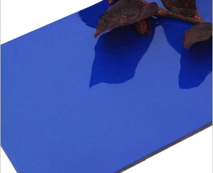 Mirror Aluminum Composite Panel PE PVDF Coating 0.3mm Aluminum Silver Copper Gold