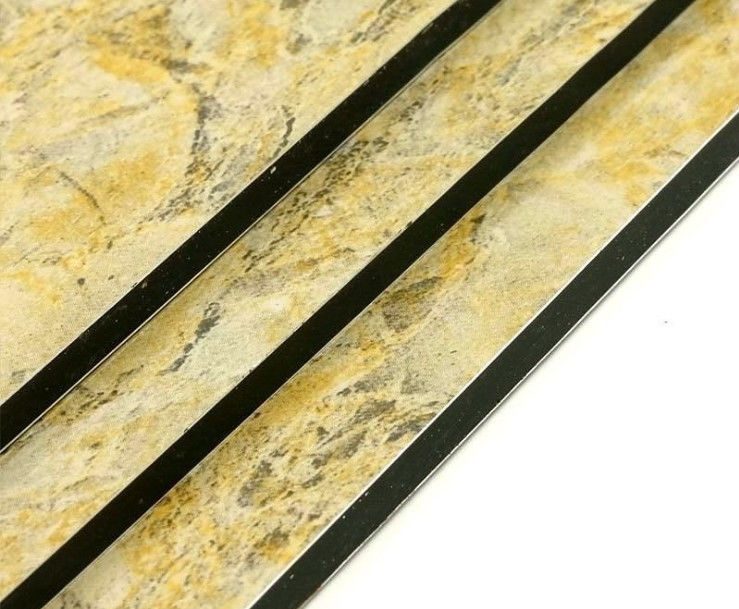 Direct Manufacturer 5mm Marble Grain ACP/ ACM High Strength, Non-Flammable, for Elevator Cab Interior Decoration