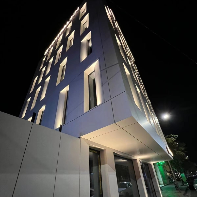 ALD 8802 silver grey unbreakable core Aluminum composite panel for signage and building materials