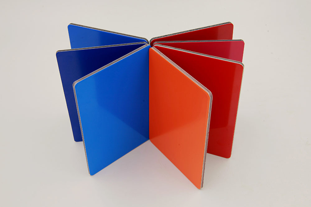 Flexural Strength Pvdf Aluminum Composite Panel Fireproof Core Various Colors