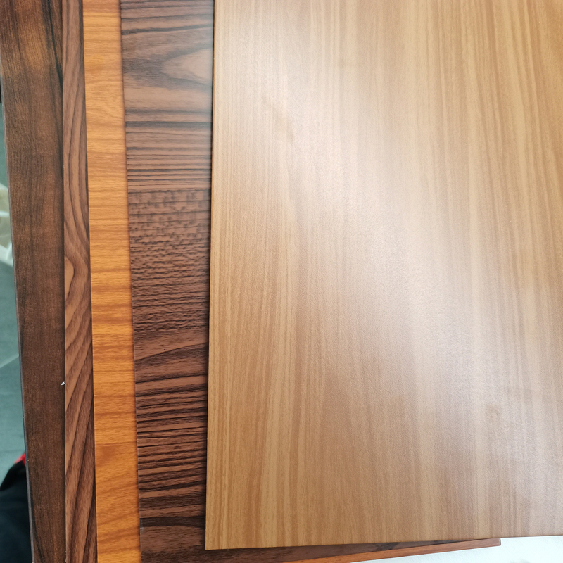 Versatile Sizes and Colors Available for Wooden Aluminum Composite Panel with PVDF Film Lamination