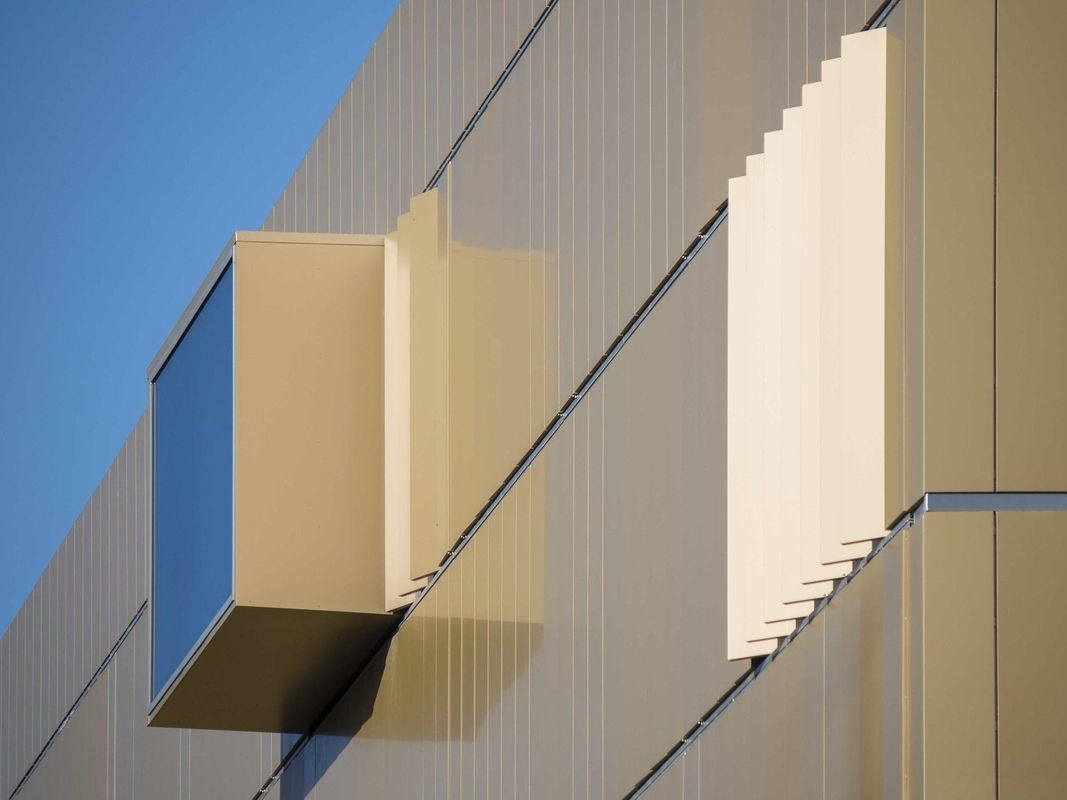 Custom Size ACP Alucobond Drawing Aluminum Composite Panel For Curtain Wall Eaves  Indoor Shelter
