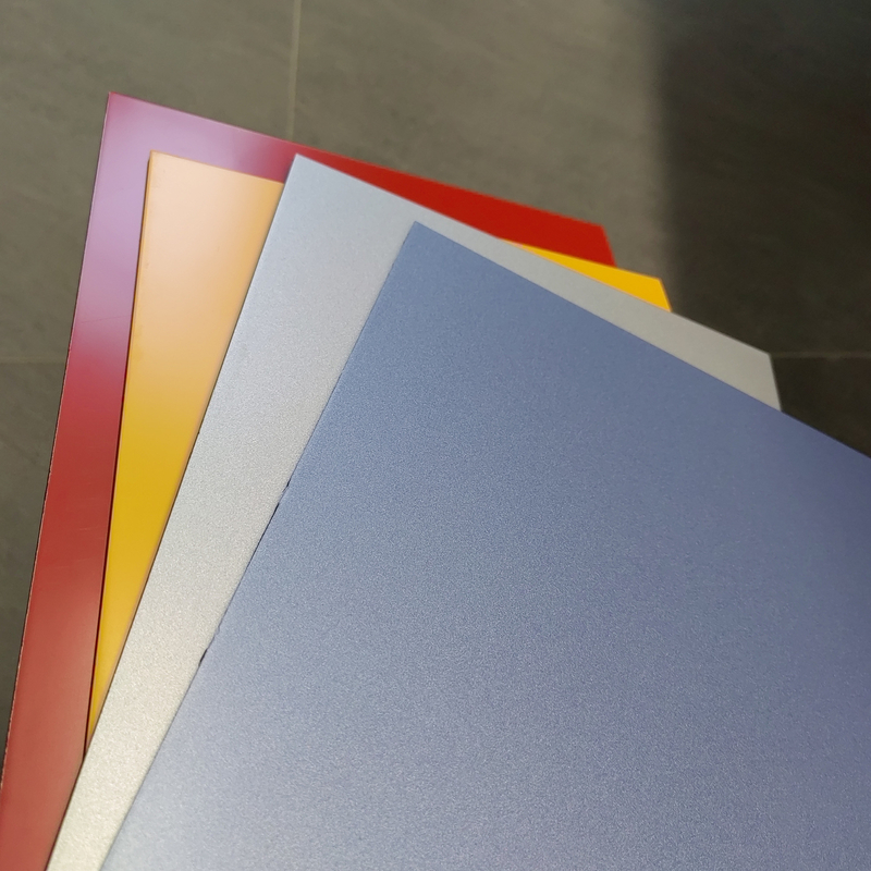 Custom Size ACP Alucobond Drawing Aluminum Composite Panel For Curtain Wall Eaves  Indoor Shelter