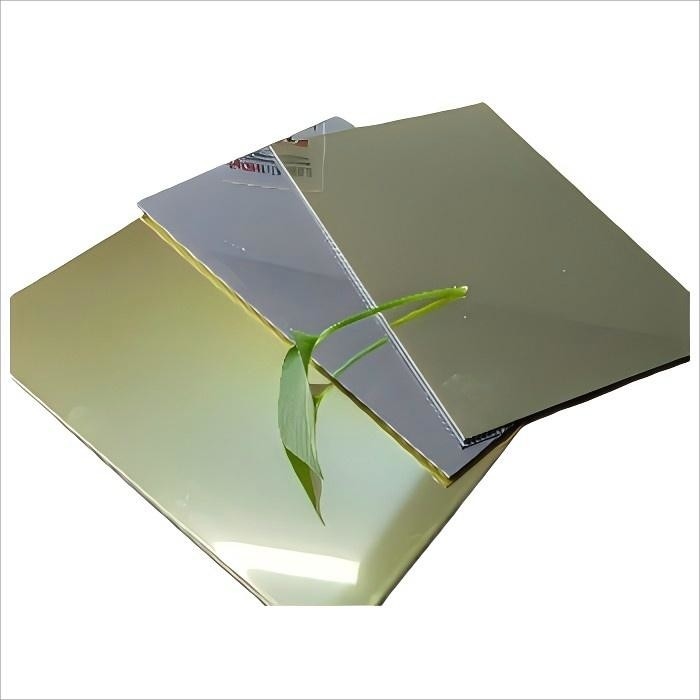Mirror Alucobond  ACP Drawing Aluminum Composite Panel For Billboard Cladding , Curtain Wall Eaves Outdoor Wall Panel And Interior Decoration ACP Decorative Wall Panels