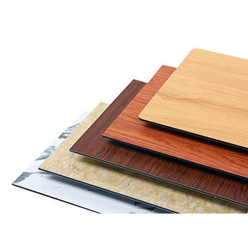 Secure Packaging Wood Aluminium Composite Panel 4mm, PVDF Coating, Sound Insulation for Airport Wall Panel Alucobond Grade