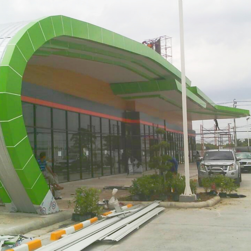1500*5000*4mm PVDF Aluminum Composite Panel Acm For Curtain Wall And Exterior Cladding