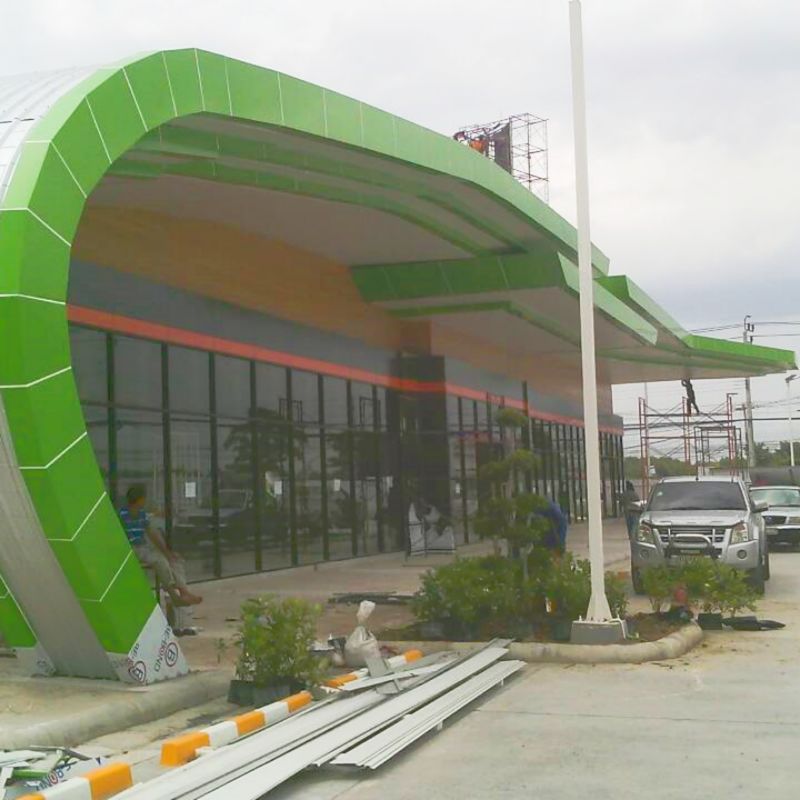 B1 Fireproof PE PVDF Coated Aluminum Composite Panel ACP/ACM for Outdoor Exterior Wall Cladding