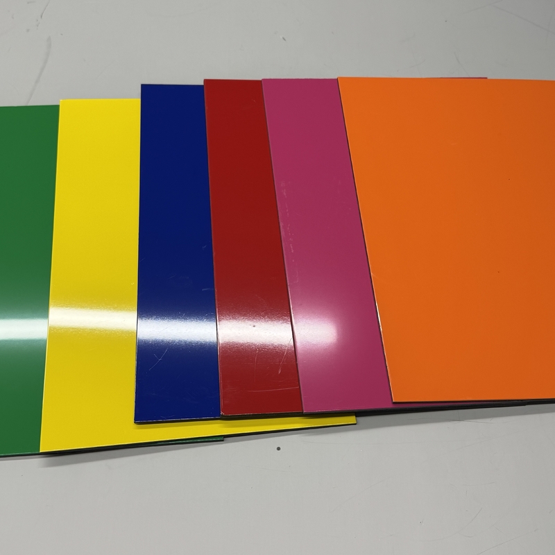 Modern 2mm-6mm Waterproof Alucbond Aluminum Composite Panel For Curtain Wall Eaves  Indoor Shelter