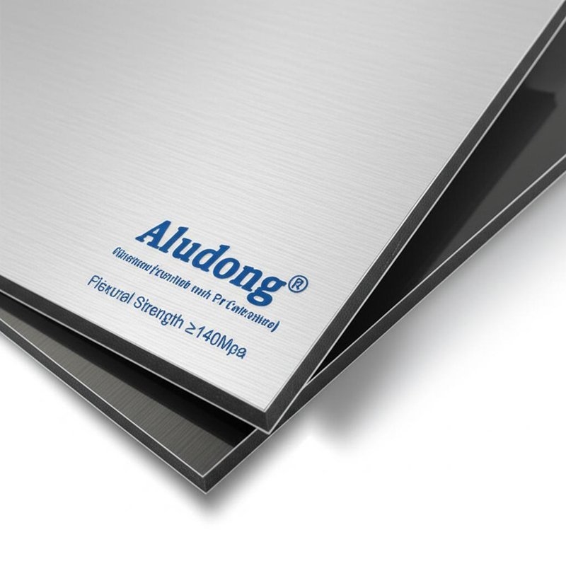 Lightweight PE Aluminium Composite Panel with Protection Film Aludong Or Customied Flexural Strength ≥140Mpa