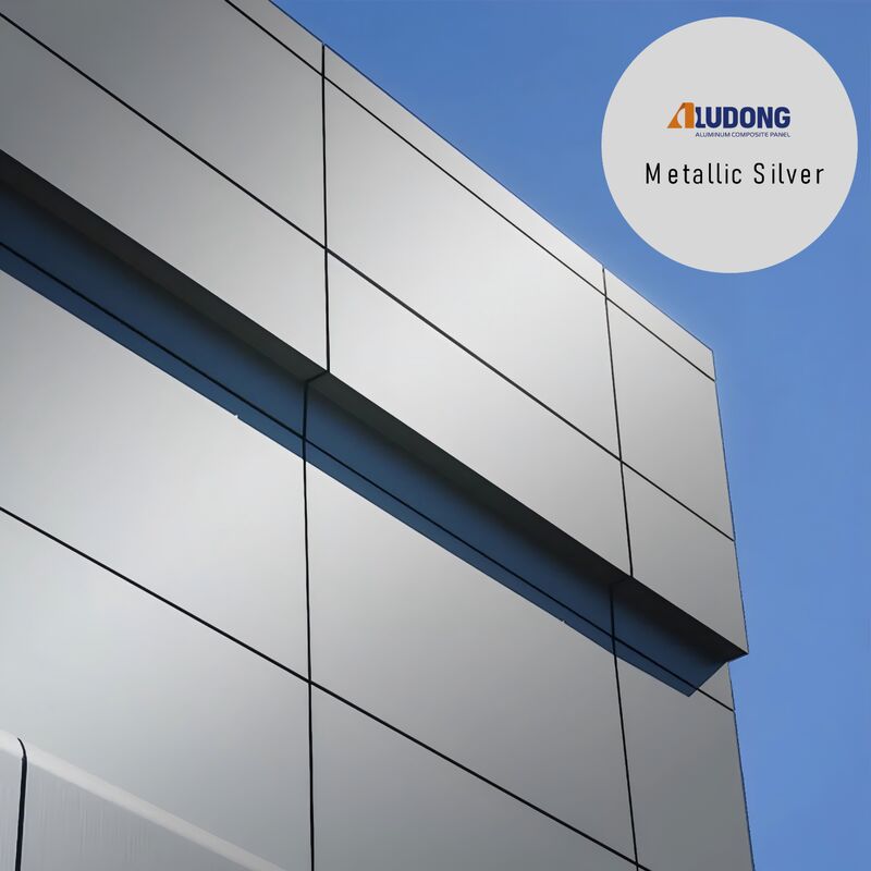Durable Lightweight Weatherproof 4mm PVDF Coated Aluminum Composite Panels for Exterior Curtain Wall Cladding