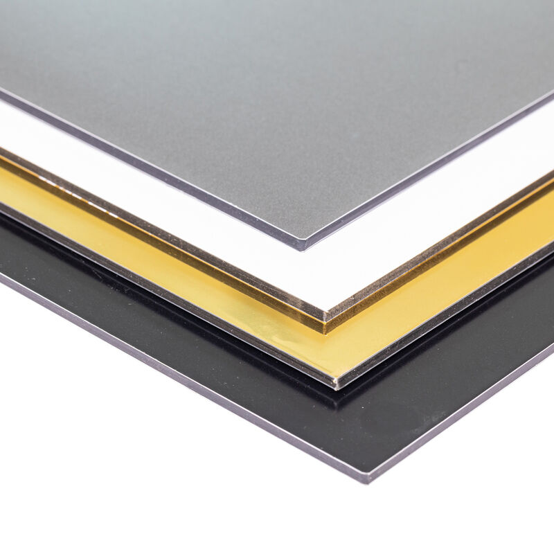 Durable Lightweight Weatherproof 4mm PVDF Coated Aluminum Composite Panels for Exterior Curtain Wall Cladding