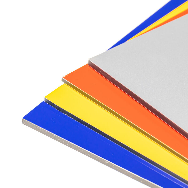 Durable Lightweight Weatherproof 4mm PVDF Coated Aluminum Composite Panels for Exterior Curtain Wall Cladding