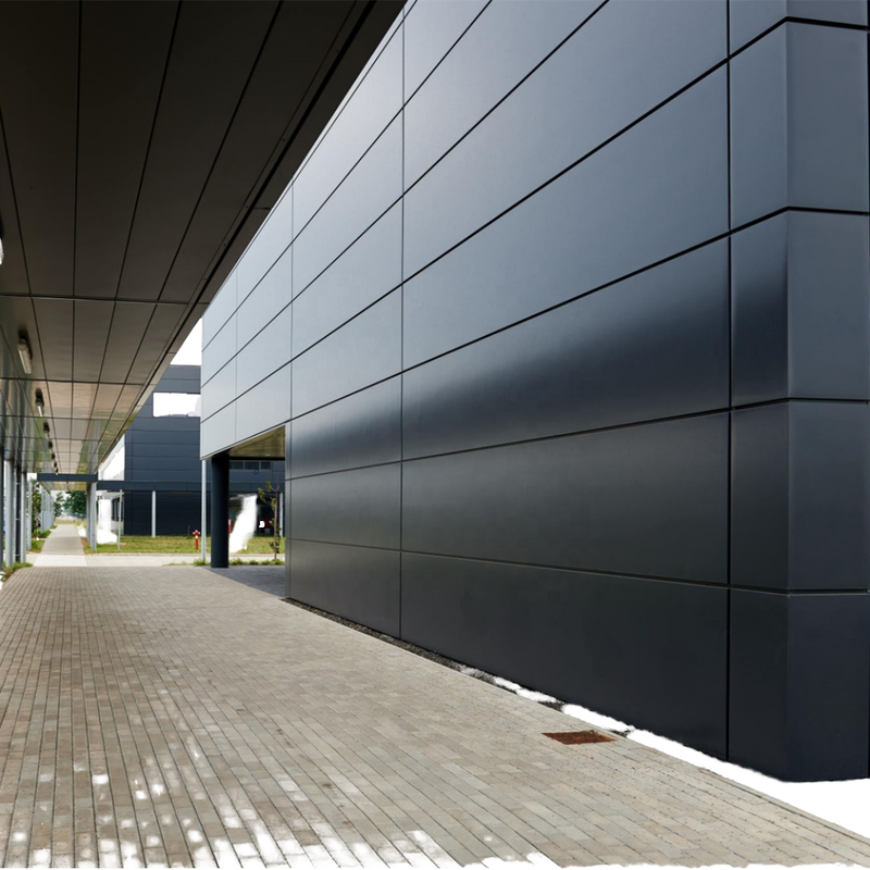 4mm High Gloss PVDF Aluminum Composite Panel Weatherproof Facade Cladding for Curtain Wall