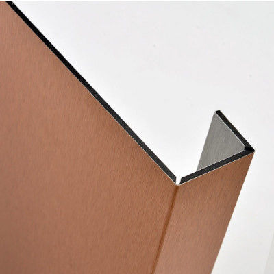 In Stock 1220*2440mm Brushed Aluminium Panel PVDF Coated, Weather-Resistant for Curtain Wall ISO 9001Factory