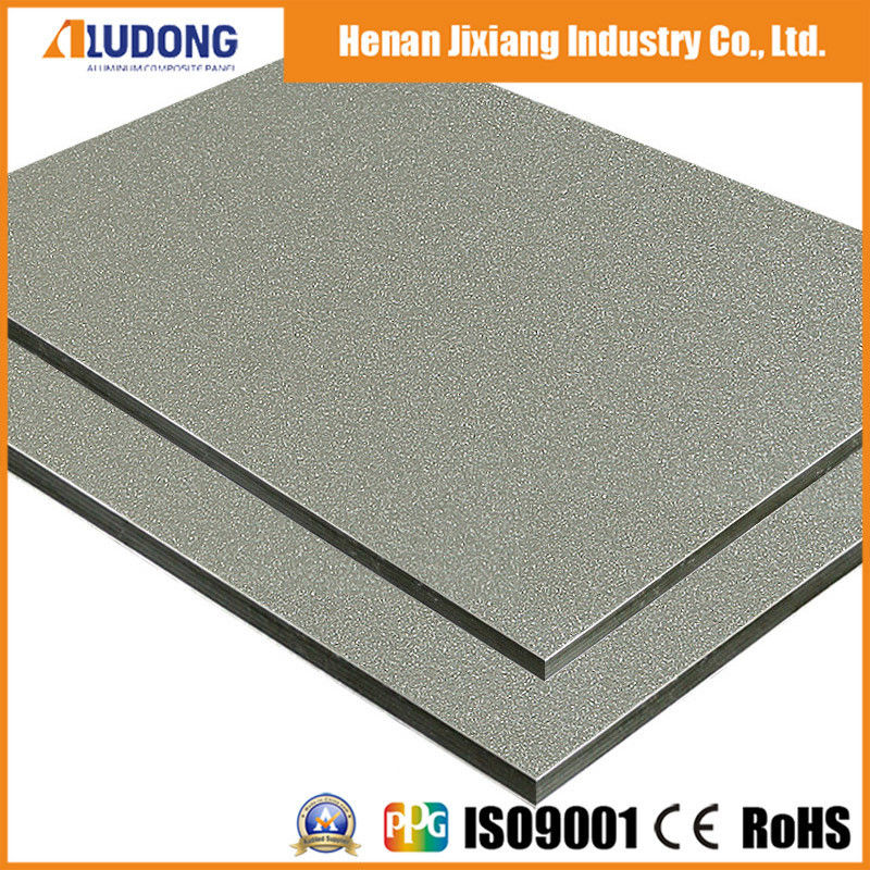 Waterproof Brushed 1000mm Wooden Aluminum Composite Panel