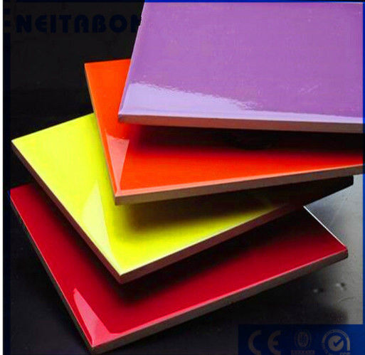 Mould proof fire retardant Building Cladding 3MM 4MM 5MM 6MM 7MM ACP Sheets For Wall