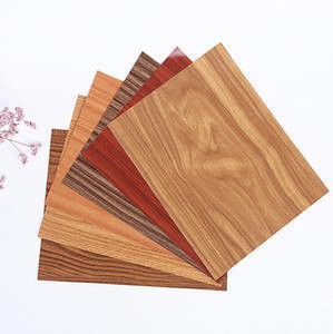 In Stock 1220*2440mm Aluminium Composite Panels Wood Pattern, High Strength Mould Proof for Interior Decoration CE Certified