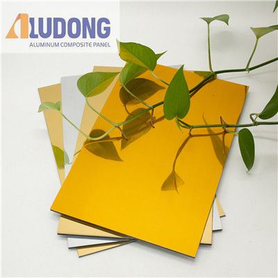 Advertising PE Core 0.3mm  ACP Alucobond Drawing Aluminum Composite Panel For Curtain Wall Eaves  Indoor Shelter