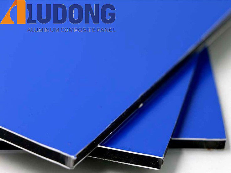 Mirror Aluminum Composite Panel For Architectural Decorations Lightweight High Hardness Weather Resistant