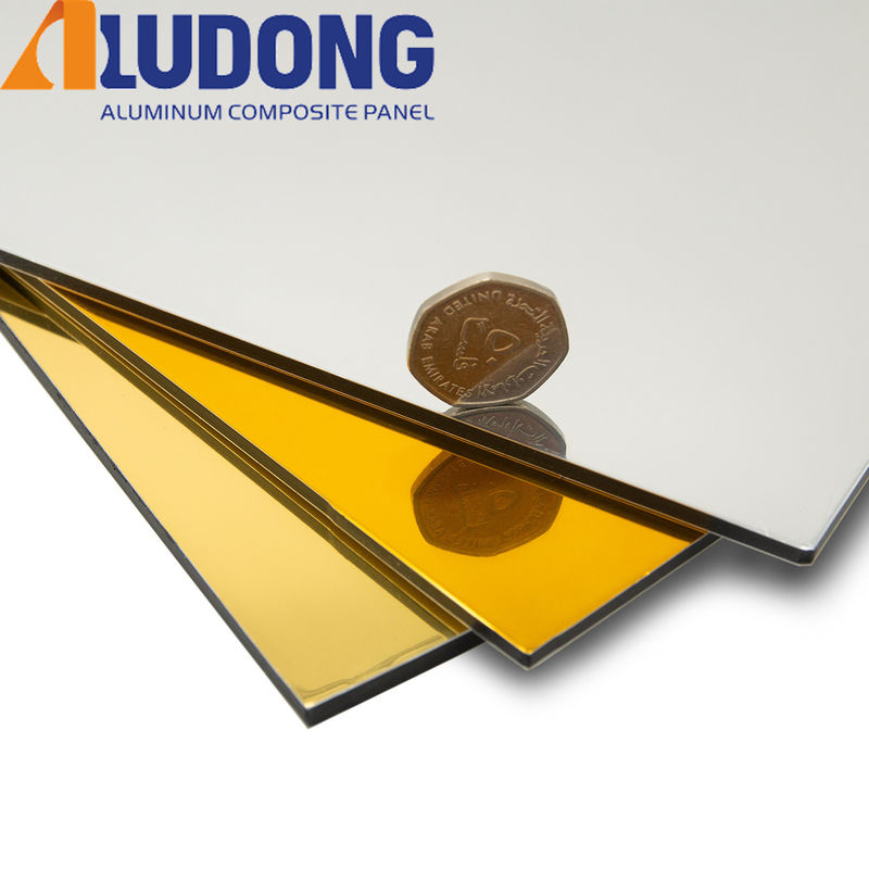 Weather-Resistant And Fireproof Mirror Aluminum Composite Panel For Contemporary Construction