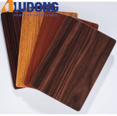 1.22m*2.44m Wooden Aluminum Sheet 1.5mm-8mm For Indoor Decoration