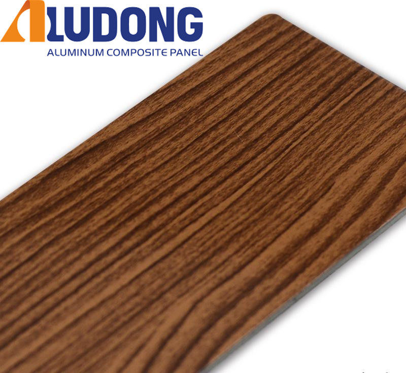Top Quality 4x8 ft Wood Grain ACM PE Coating, Matte Finish, Easy Installation for Hotel TV Background Wall ISO 9001