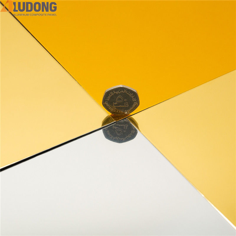 Weather-Resistant And Fireproof Mirror Aluminum Composite Panel For Contemporary Construction