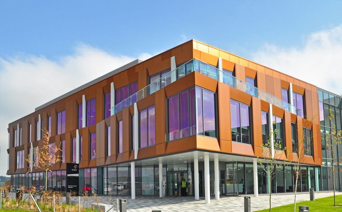 Fireproof FR B1/A2 ACP Manufacture Alucobond  Drawing Aluminum Composite Panel For Cladding , Curtain Wall, Eaves, And Interior Decoration