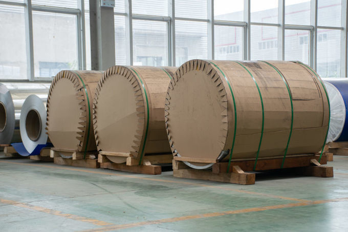 0.18mm Ultra Thin Glossy PE / PVDF Coated Aluminum Coil For Signage Cladding Printing