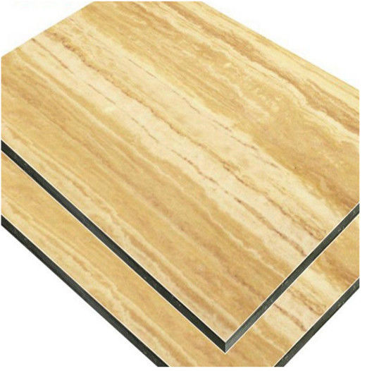 Pe/Pvdf Coated Aluminum Wood Composite Panel Impact Resistance Excellent Heat Insulation