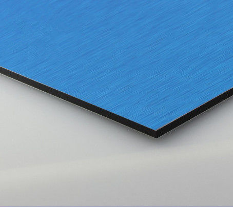 Ready to Ship 5mm Brushed Aluminum Composite Panel Anodized Finish, UV Resistant for Airport Wall